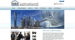 Desktop Screenshot of mreacademy.com
